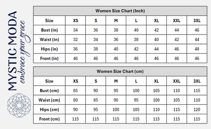 Women Size Chart 