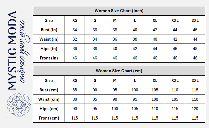Women Size Chart 